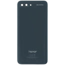 Tapa trasera original negra para Honor 10 con lente de cámara integrada, ideal para reparación de pantalla rota.