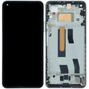 Pantalla OLED de reemplazo para Xiaomi Mi 11 Lite 5G, color negro, con marco incluido para fácil instalación.