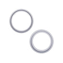 Set de 2 aros bezel azules para cámara trasera iPhone 15/15 Plus, repuesto Apple.
