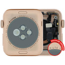 Carcasa trasera de aluminio color oro rosa para Apple Watch Series 3 (42mm) A1861, versión celular.