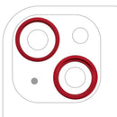 Aros de cámara trasera rojos para iPhone 14 y 14 Plus, repuesto Apple para reparación.