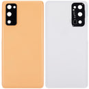 Tapa trasera con lente de camara para Samsung Galaxy S20 FE 5G (Naranja Cloud)