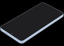 Pantalla OLED refurbished Sky Blue para Samsung Galaxy S26 5G, con marco, ideal para reparación de display.