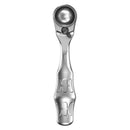 Llave de carraca Wera Zyklop Mini 3 de 1/4" con accionamiento, compacta y robusta.