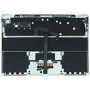 Tapa superior plateada con batería y teclado ANSI US para MacBook Air 13 A2681 M2 2022, pieza de repuesto OEM.
