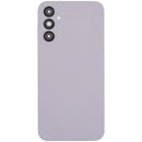 Repuesto tapa trasera plateada para Samsung Galaxy A14 5G con lente de cámara, sin logo, calidad Aftermarket Plus.