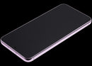 Pantalla OLED 120Hz para Samsung Galaxy S23 Plus, color lavanda, con marco, ideal para reparación de pantalla rota.
