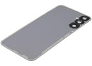 Tapa trasera plateada para Samsung Galaxy A34 5G, sin logo, con lente de cámara, repuesto de reparación.