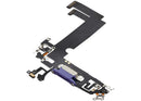 Puerto de carga púrpura para iPhone 12 Mini (A2176, A2398), pieza de repuesto con flex de carga.