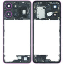 Marco medio original Motorola Moto G 5G (XT2613/2026) color Cattleya Orchid, chasis de repuesto.