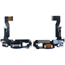 Puerto de carga flex cable azul para iPhone 12 A2172 usado, pieza OEM original para reparación.