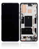 Pantalla OLED con marco para OnePlus 9 (Version Internacional) (Reacondicionado) (Negro Astral)