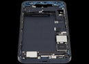 Encuentra la carcasa intermedia con puerto de carga flex y partes pequeñas para iPhone 14 Plus en Xela.