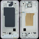 Marco medio Samsung Galaxy A35 5G lila, chasis de repuesto para reparación, pieza original SM-A356B.