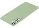 Tapa trasera verde lima para Samsung Galaxy A34 5G, con lente de cámara integrada, ideal para reparación.