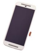 Pantalla blanca refurbished para Motorola Moto G2 (XT1064/XT1068/XT1069), repuesto para reparación de display.