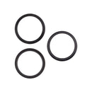 Anillos bisel de cámara trasera para iPhone 14 Pro/Max, 3 piezas, negro espacial, pack de 10.