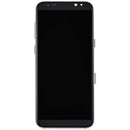 Pantalla de repuesto Samsung Galaxy S8 Plus incell Arctic Silver con marco, sin sensor de huella, para reparación de display.
