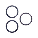 Tapa trasera Blue Titanium para iPhone 15 Pro Max, con aro de cámara. Pieza de repuesto (10-pack).