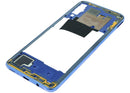 Chasis intermedio original Samsung Galaxy A70 (A705) azul. Repuesto de frame para SM-A705F.