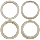 Aros de cámara trasera amarillos para iPhone 15/15 Plus, paquete de 10 piezas de repuesto para reparación.