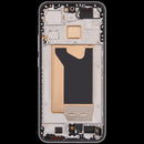 Pantalla OLED refurbished Xiaomi 15T gris con marco, lista para reparación de display y cambio de frente.