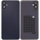 Tapa trasera negra para Samsung Galaxy A05 4G (A055) con lente de cámara, repuesto original.