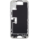 Marco medio blanco titanio para iPhone 16 Pro Max, chasis de repuesto con botones, versión global A2894/A3088.