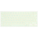 Kit de keycaps QWERTZ alemán color cítrico para MacBook Neo 13" A3404, teclado Apple.