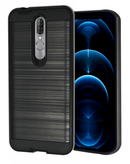 Tapa trasera Coolpad Legacy Brisa Hybrid Metal Brushed - Negro