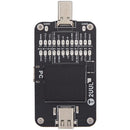 Tester de diagnóstico 2UUL PW32 Type-C para reparación de puerto de carga USB-C, con pantalla digital.