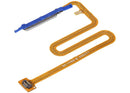 Lector de huellas gris para Samsung Galaxy A06 5G (A066) con cable flex, repuesto para reparación.