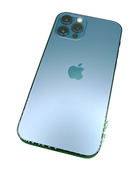 iPhone 12 Pro azul seminuevo, 128GB, libre de fábrica, grado 1 como nuevo, batería 100%, certificado.