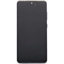 Pantalla OLED de repuesto para Samsung Galaxy S21 FE 5G en grafito, con marco, 120Hz, ideal para reparación.