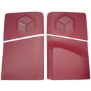 Carcasa PS5 Pro disco color rojo rosa, reemplazo frontal brillante para consola PlayStation 5.