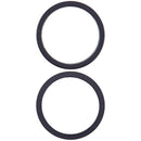 Anillo bisel de cámara trasera para iPhone XR negro, repuesto original A1984, A2105, A2106, A2108.