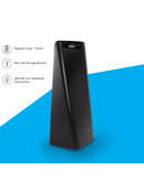 Altavoz Bluetooth de 10W con radio FM en color negro, ideal para comprar en Quetzaltenango.