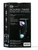Altavoz Bluetooth de 10W con radio FM en color negro, ideal para comprar en Quetzaltenango.