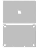 Protector 2 en 1 para MacBook Pro 13 Retina en color plateado, ideal para proteger tu laptop en Quetzaltenango.