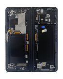 Pantalla OLED interna con marco para Samsung Galaxy Z Fold 3 5G (Negro Fantasma)