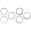 Anillo bisel protector de cámara trasera plateado para iPhone 13 Pro/Max, repuesto para reparación.