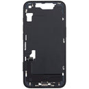 Chasis medio negro usado para iPhone 16e/17e (EU/Global) con puerto de carga, ideal para reparación.