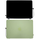 Pantalla original Apple MacBook Neo 13" (2026) color Citrus, repuesto A3404 para reparación de display LCD.