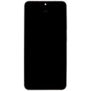 Pantalla OLED con marco para Samsung Galaxy S24 5G en color Marble Grey, repuesto para reparación de display.