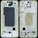 Chasis intermedio Samsung Galaxy A35 5G (A356) color limón, repuesto original service pack.