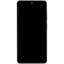 Pantalla de repuesto Samsung Galaxy S26 Ultra 5G negra con frame, 120Hz, ideal para reparación de pantalla rota.