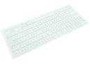Kit de keycaps plateadas para MacBook Neo 13" A3404 (2026), diseño francés, repuesto de teclas.