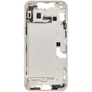 Housing Starlight usado para iPhone 14 Plus con puerto de carga, chasis y marco medio.