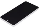 Pantalla Samsung Galaxy S26 5G blanca, display LCD de repuesto para reparación de pantalla rota.