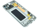 Pantalla original Samsung Galaxy S10e plateada (SM-G970F) para reparación de display y LCD.